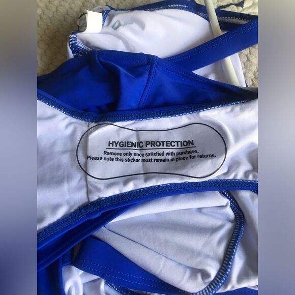 NWT … TEMPT ME “Size: S” Electric Blue Swimsuit - Picture 4 of 5